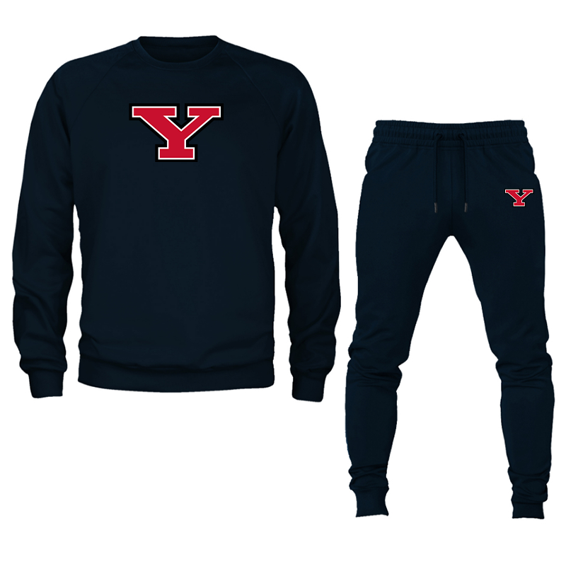 Men's Youngstown State Penguins Crewneck Sweatshirt Joggers Suit